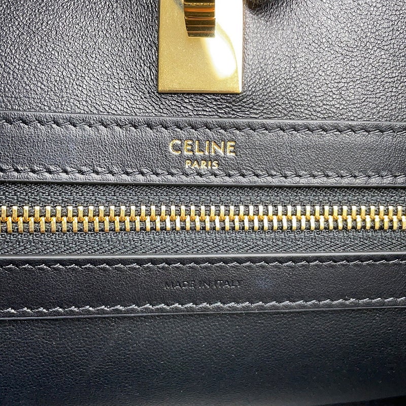 セリーヌ トートバッグ 16セーズ カバ レザー 112583EZU.38NO CELINE 黒