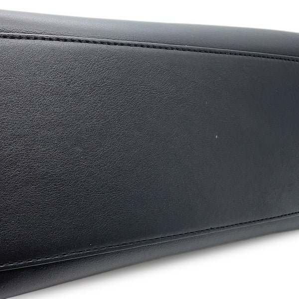 ロエベ トートバッグ アナグラム レザー A717S72X11 LOEWE 2wayショルダーバッグ 黒 白