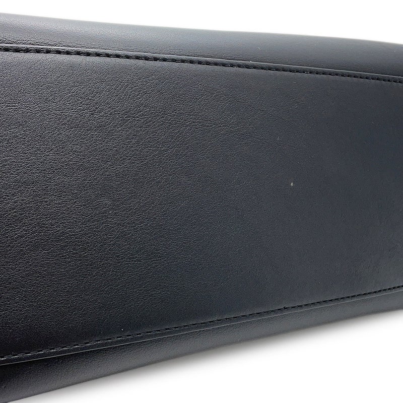 ロエベ トートバッグ アナグラム レザー A717S72X11 LOEWE 2wayショルダーバッグ 黒 白