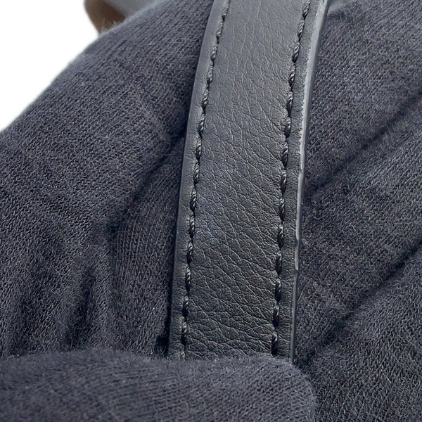 ロエベ トートバッグ アナグラム レザー A717S72X11 LOEWE 2wayショルダーバッグ 黒 白