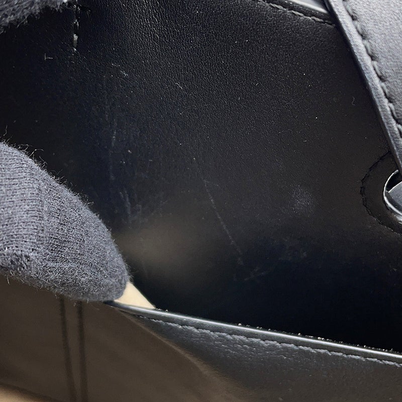 ロエベ トートバッグ アナグラム レザー A717S72X11 LOEWE 2wayショルダーバッグ 黒 白