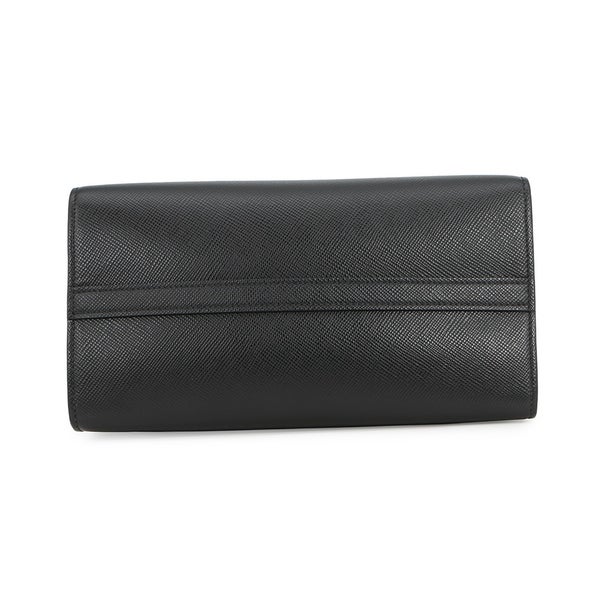プラダ ハンドバッグ モノクローム サフィアーノレザー PRADA 1BA156 2wayショルダーバッグ 黒