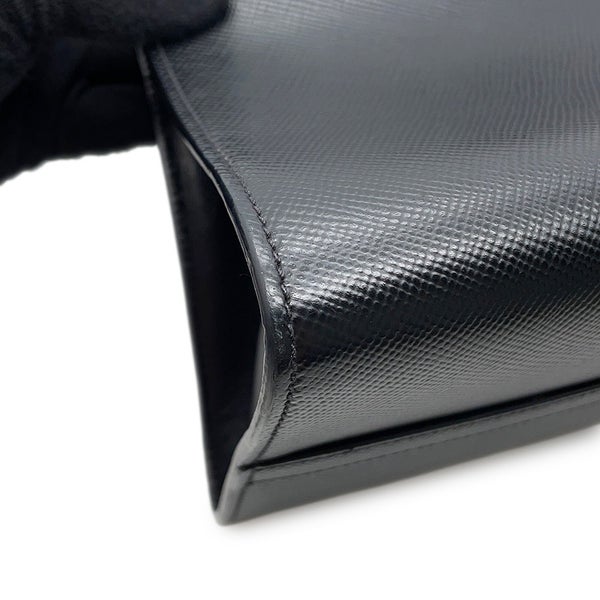 プラダ ハンドバッグ モノクローム サフィアーノレザー PRADA 1BA156 2wayショルダーバッグ 黒