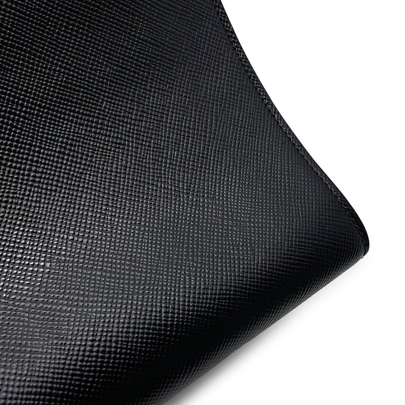 プラダ ハンドバッグ モノクローム サフィアーノレザー PRADA 1BA156 2wayショルダーバッグ 黒