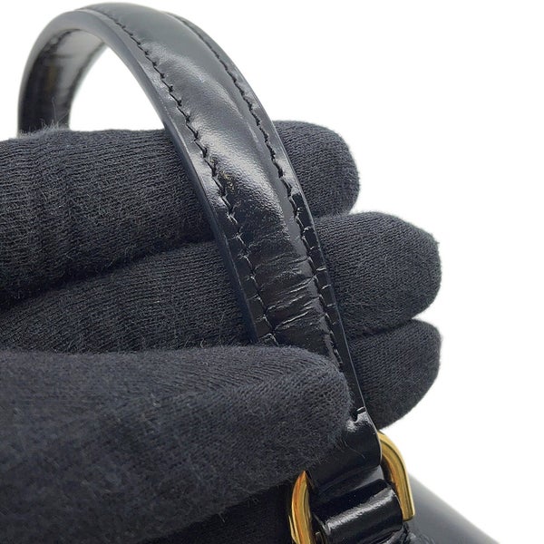 セリーヌ ハンドバッグ トリオンフ ミニ ブザス クレア カーフレザー 10L063 CELINE ミニバッグ 2wayショルダー 黒