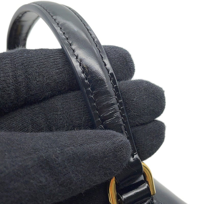 セリーヌ ハンドバッグ トリオンフ ミニ ブザス クレア カーフレザー 10L063 CELINE ミニバッグ 2wayショルダー 黒