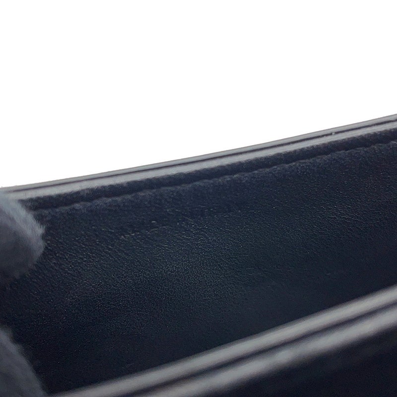 セリーヌ ハンドバッグ トリオンフ ミニ ブザス クレア カーフレザー 10L063 CELINE ミニバッグ 2wayショルダー 黒