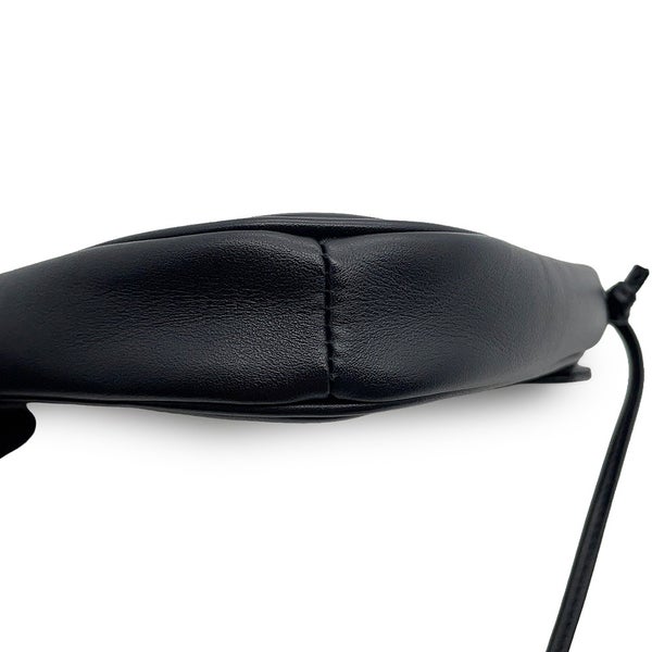 セリーヌ ショルダーバッグ トライアングル ロゴ レザー 19590 CELINE ポシェット 黒 白