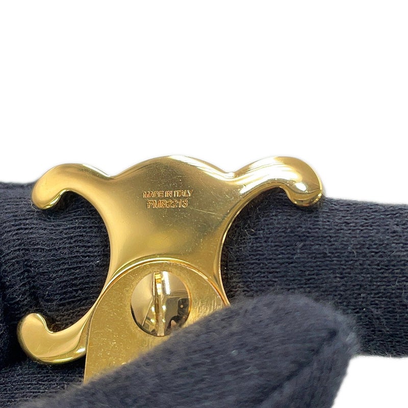 セリーヌ ヘアクリップ トリオンフ スナップ ヘアクリップ 2個セット メタル 46Z656BSL CELINE ヘアアクセサリー