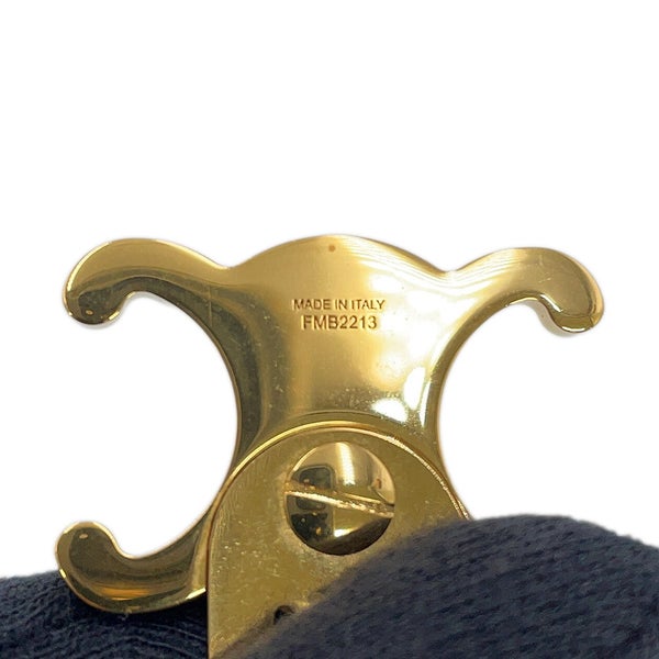 セリーヌ ヘアクリップ トリオンフ スナップ ヘアクリップ 2個セット メタル 46Z656BSL CELINE ヘアアクセサリー