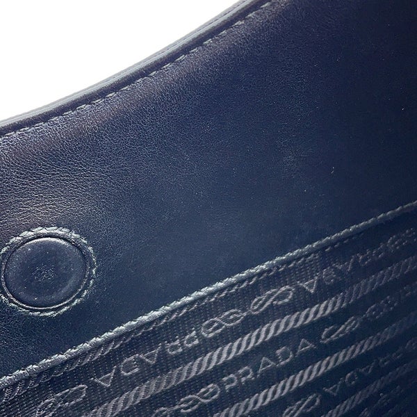 プラダ ショルダーバッグ クレオ サフィアーノ レザー PRADA バッグ ワンショルダーバッグ 黒