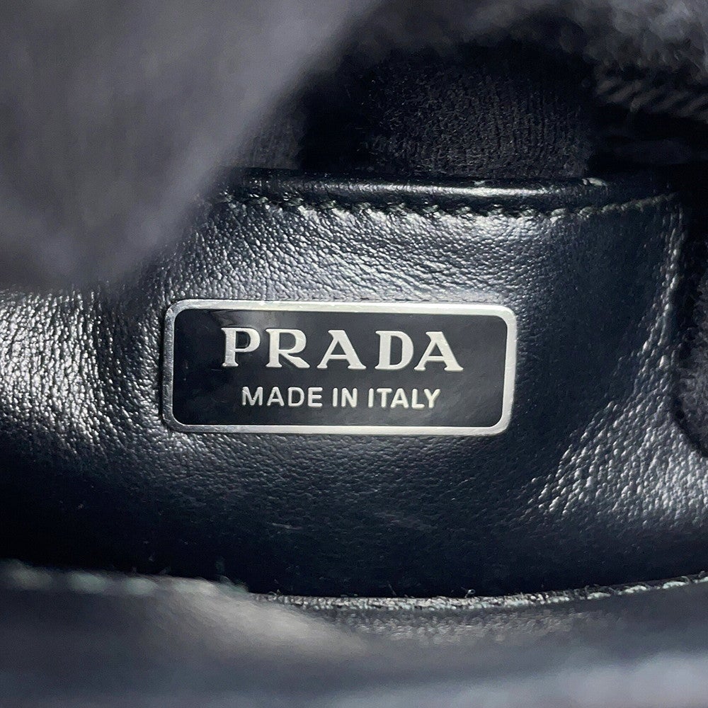 プラダ ショルダーバッグ クレオ サフィアーノ レザー PRADA バッグ ワンショルダーバッグ 黒 プラダ ショルダーバッグ クレオ サフィアーノ レザー PRADA バッグ