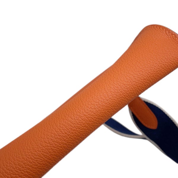 エルメス ショルダーバッグ ヴィドポッシュ オレンジ/シルバー金具 トゴ K刻印