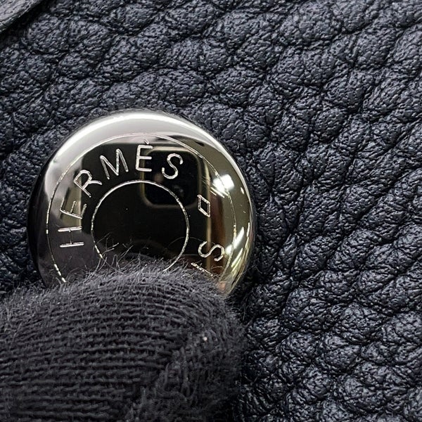 エルメス トートバッグ ガーデンパーティPM ブルーインディゴ/シルバー金具 ネゴンダ W刻印