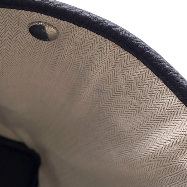 エルメス トートバッグ ガーデンパーティPM ブルーインディゴ/シルバー金具 ネゴンダ W刻印