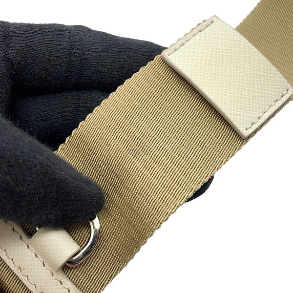 プラダ ショルダーバッグ Re-Edition2005 ナイロン 1BH204 PRADA 2wayバッグ 白