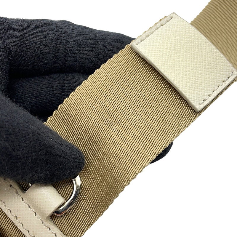 プラダ ショルダーバッグ Re-Edition2005 ナイロン 1BH204 PRADA 2wayバッグ 白