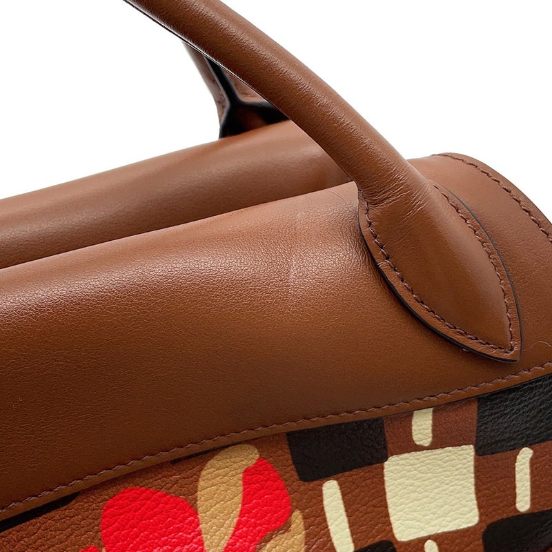 プラダ ハンドバッグ ボーリング レザー/PVC 1BB030 PRADA 2wayショルダーバッグ アウトレット品