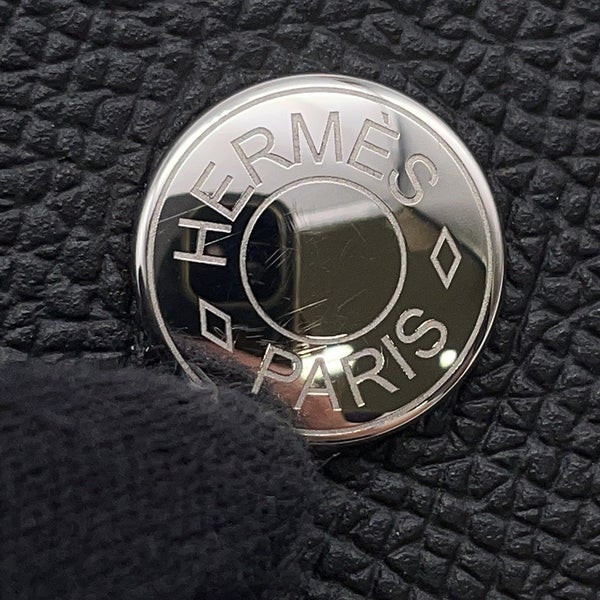 エルメス ショルダーウォレット ナップ トゥーゴー ブラック/シルバー金具 エプソン W刻印 黒
