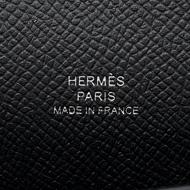 エルメス ショルダーウォレット ナップ トゥーゴー ブラック/シルバー金具 エプソン W刻印 黒