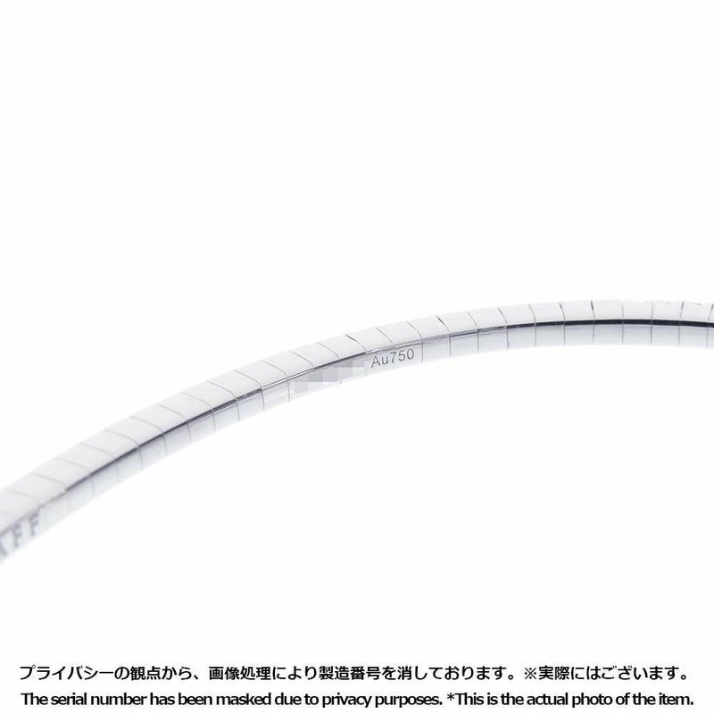 グラフ ブレスレット ダブル バタフライ シルエット ダイヤモンド 1.15ct K18WG バングル RGB499