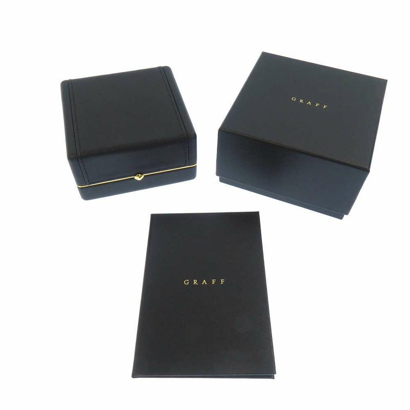 グラフ ブレスレット ダブル バタフライ シルエット ダイヤモンド 1.15ct K18WG バングル RGB499