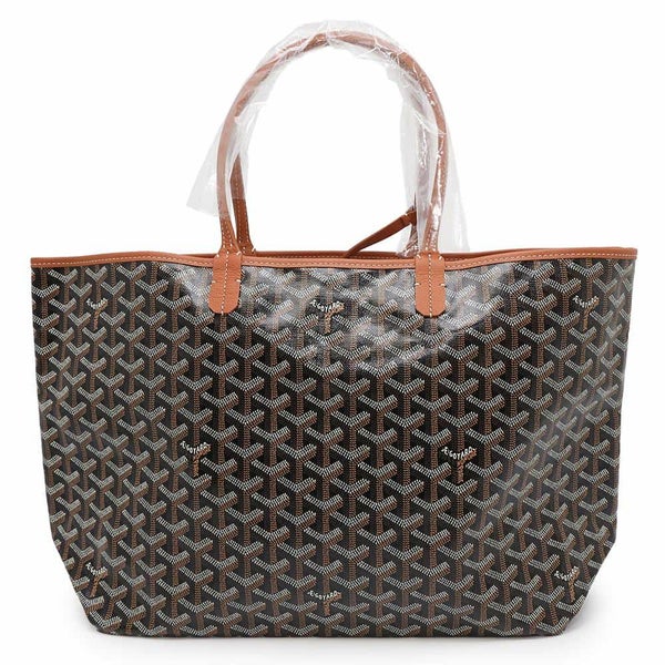ゴヤール トートバッグ サンルイPM PVC/レザー STLOUIPMLTY01CL03P GOYARD ポーチ付き 黒