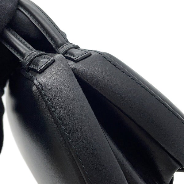 ロエベ ハンドバッグ ロゴ レザー LOEWE 黒