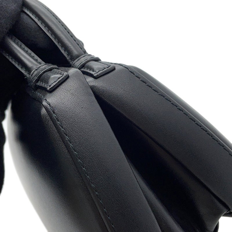 ロエベ ハンドバッグ ロゴ レザー LOEWE 黒