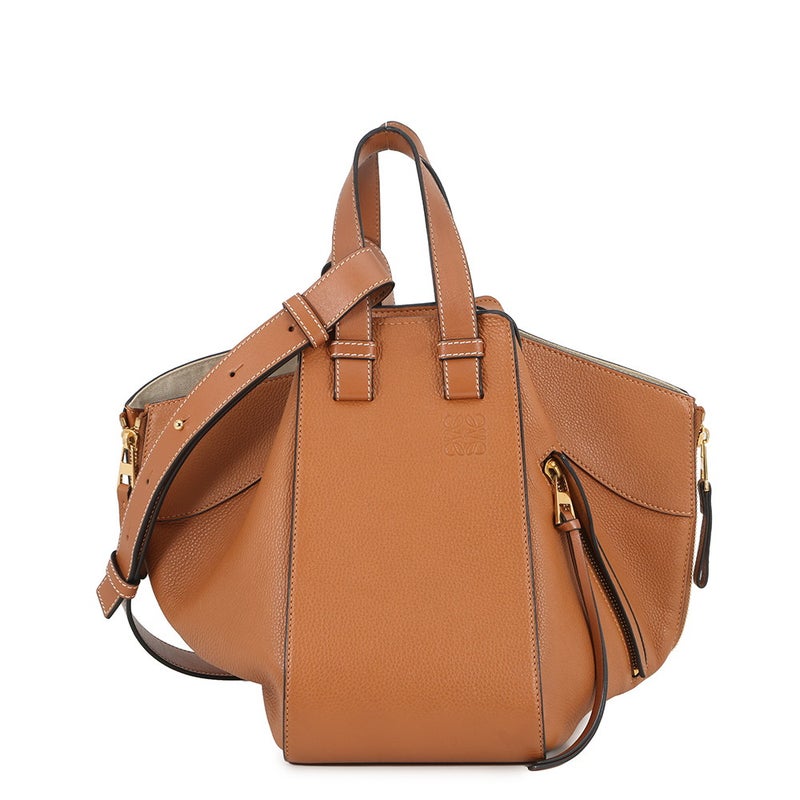 ロエベ ハンドバッグ ハンモック スモール レザー 387.12KN60 LOEWE 2way ブラウン セール品