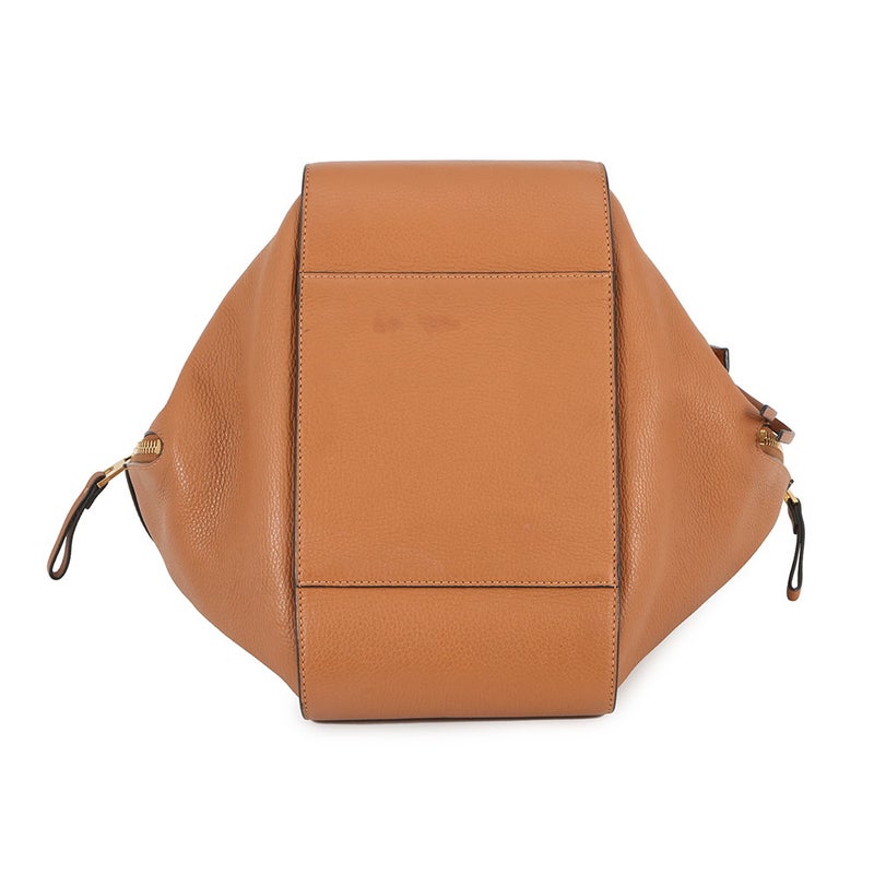 ロエベ ハンドバッグ ハンモック スモール レザー 387.12KN60 LOEWE 2way ブラウン セール品