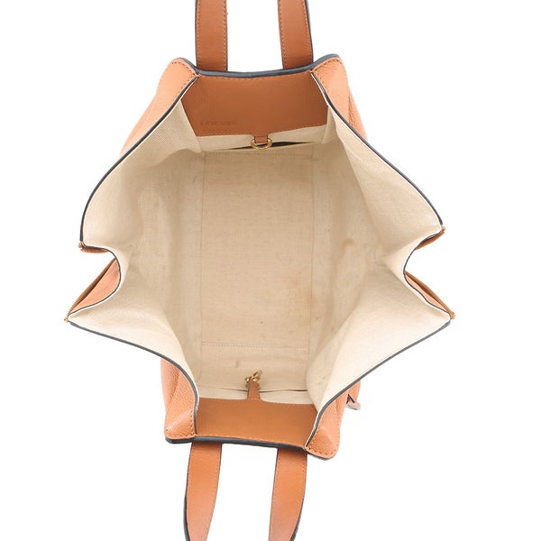 ロエベ ハンドバッグ ハンモック スモール レザー 387.12KN60 LOEWE 2way ブラウン セール品