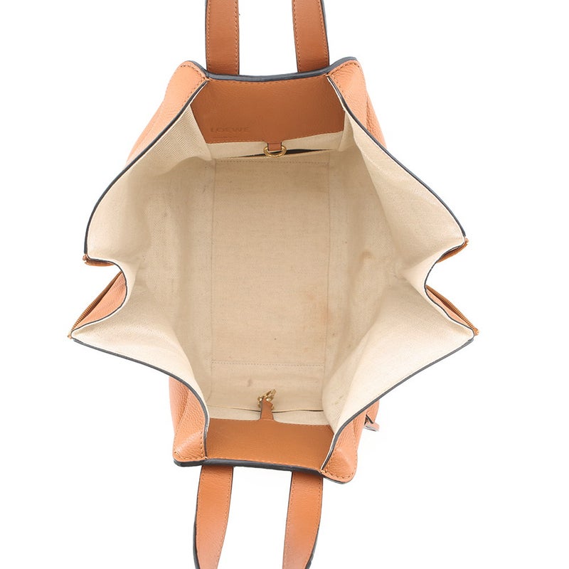 ロエベ ハンドバッグ ハンモック スモール レザー 387.12KN60 LOEWE 2way ブラウン セール品