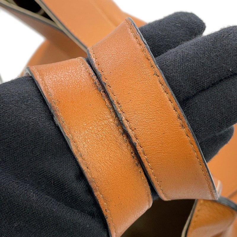 ロエベ ハンドバッグ ハンモック スモール レザー 387.12KN60 LOEWE 2way ブラウン セール品
