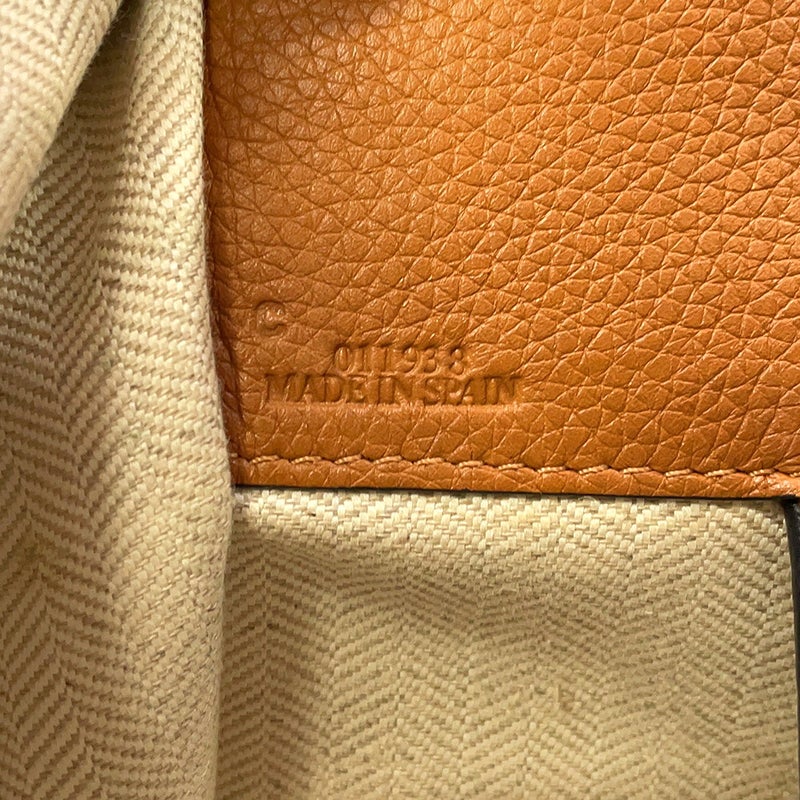 ロエベ ハンドバッグ ハンモック スモール レザー 387.12KN60 LOEWE 2way ブラウン セール品