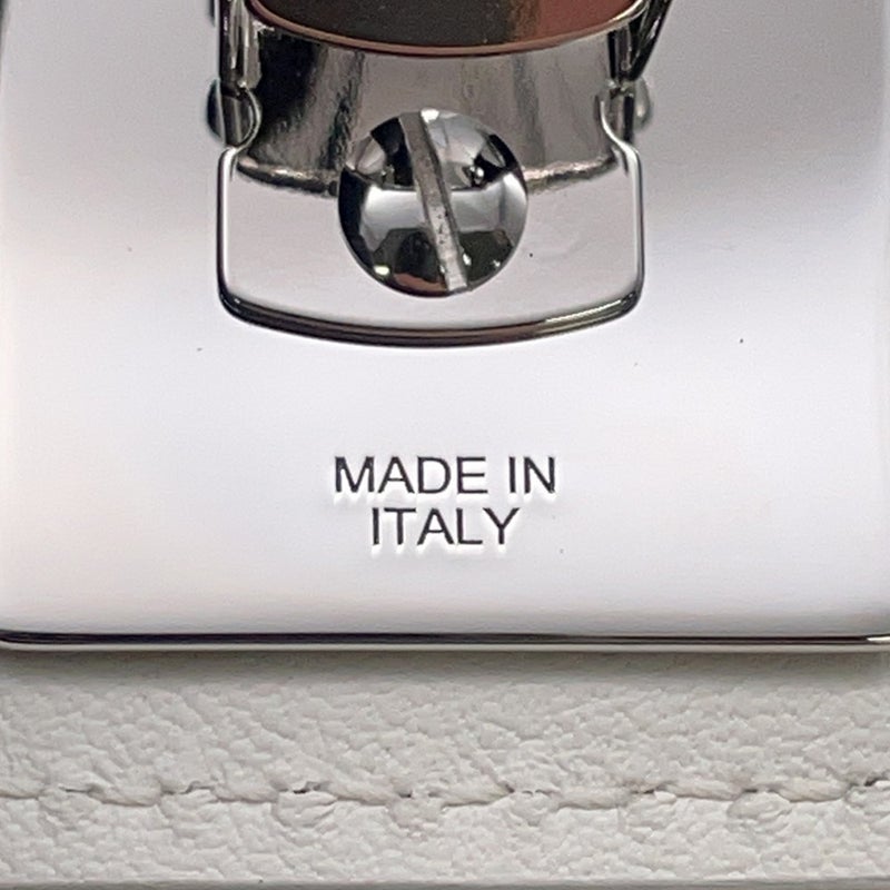 エルメス バレッタ マジルGM マニュファクチュール・ドゥ・ブックルリ レッド/シルバー金具 レザー HERMES ヘアクリップ