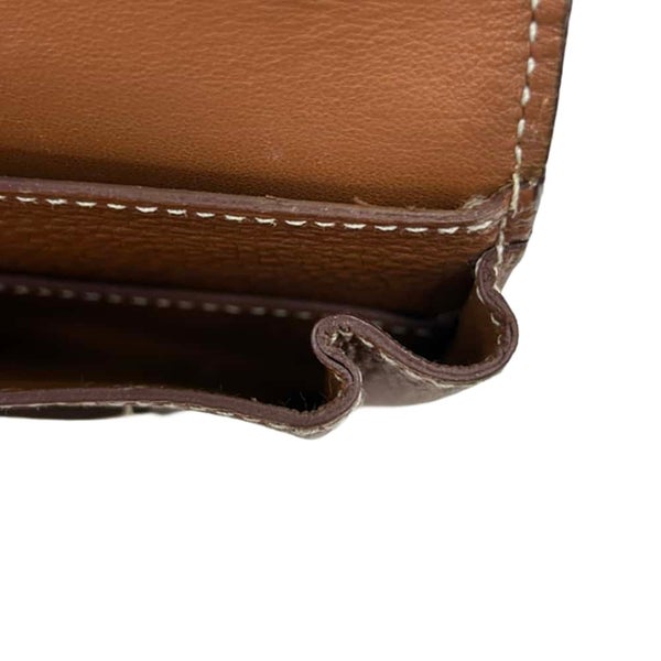 エルメス 長財布 ドゴンGM ゴールド/シルバー金具 トゴ D刻印 財布