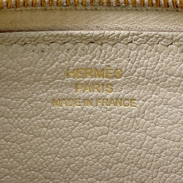 エルメス カードケース ジップ アン ゴー べトン/ゴールド金具 エバーカラー B刻印 HERMES 名刺入れ