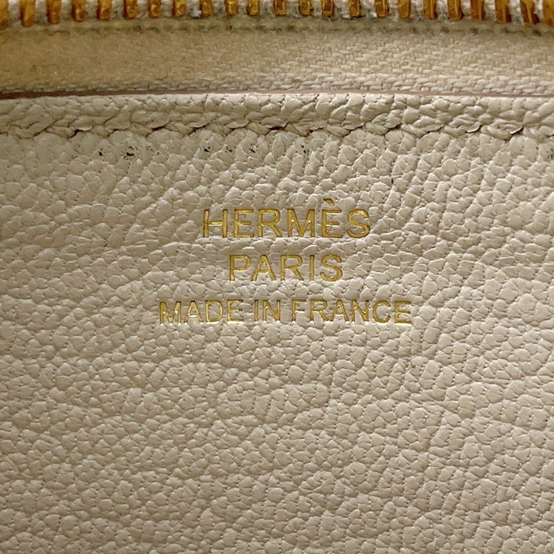 エルメス カードケース ジップ アン ゴー べトン/ゴールド金具 エバーカラー B刻印 HERMES 名刺入れ
