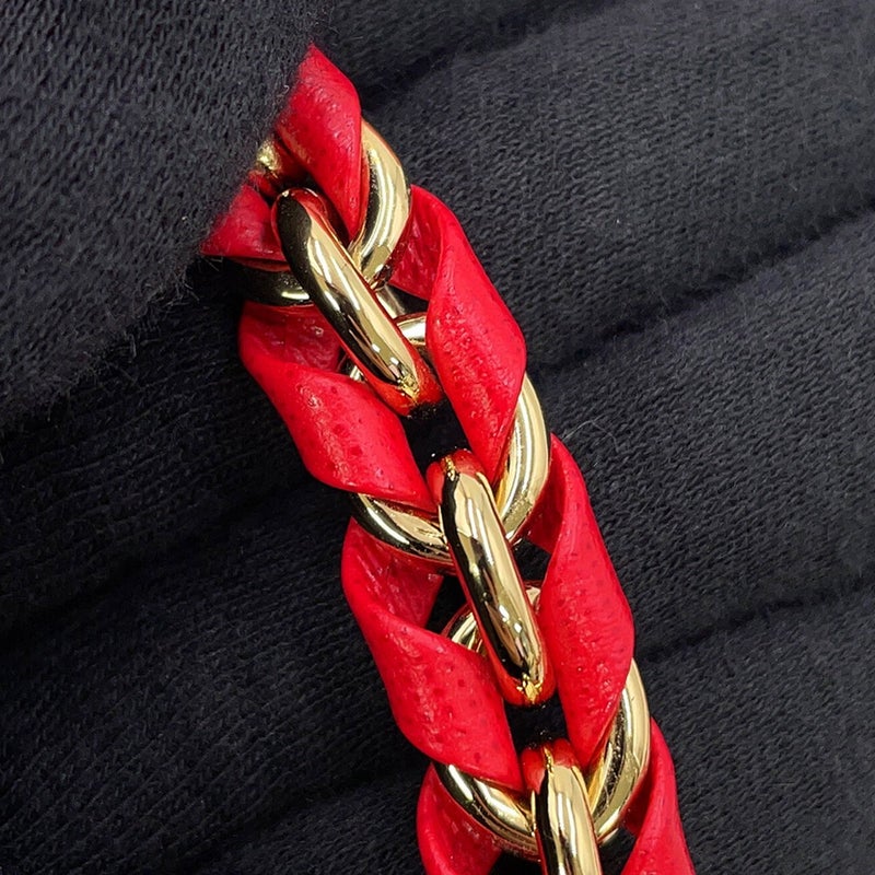 サルヴァトーレ・フェラガモ チェーンショルダーバッグ GINNY ヴァラリボン レザー 21E480 Ferragamo