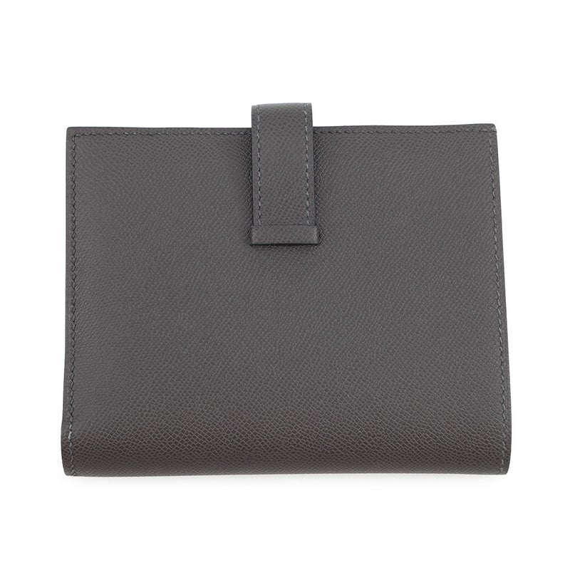 エルメス 二つ折り財布 ベアンコンパクト アルドワーズ/シルバー金具 ヴォーマダム W刻印 財布