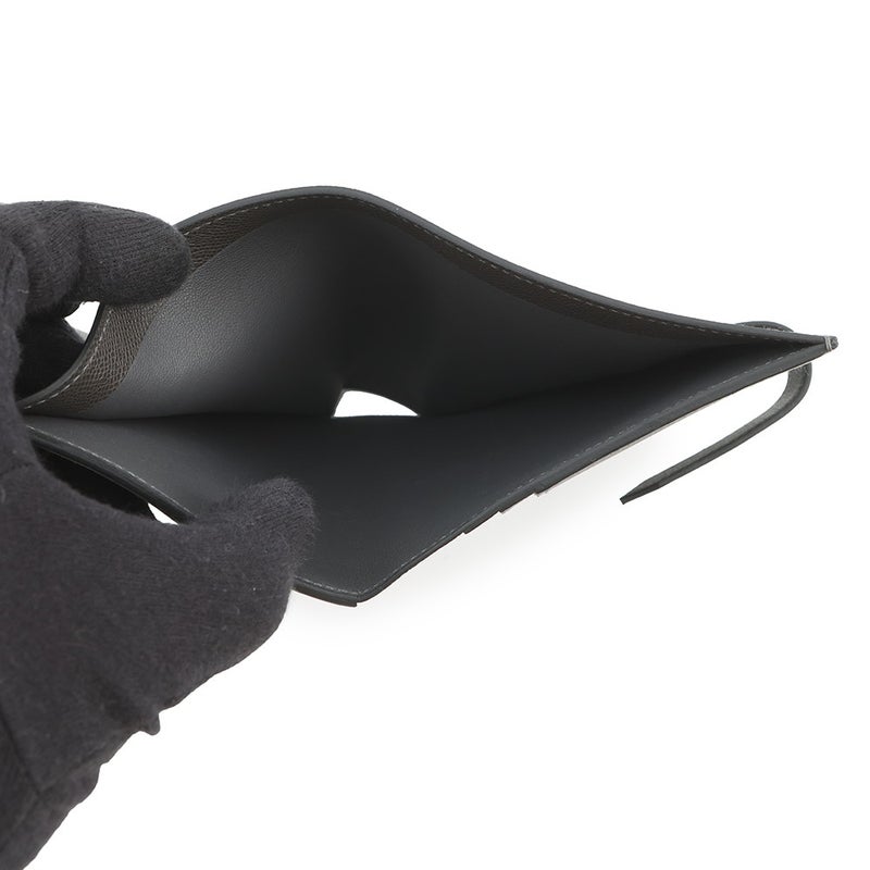 エルメス 二つ折り財布 ベアンコンパクト アルドワーズ/シルバー金具 ヴォーマダム W刻印 財布