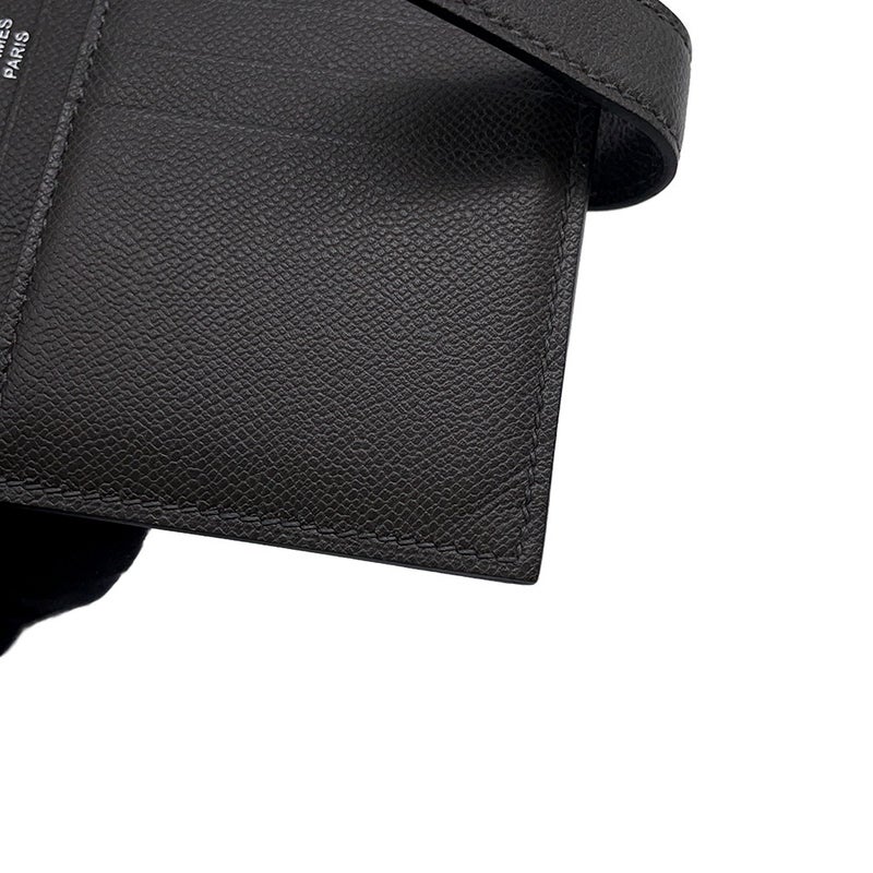 エルメス 二つ折り財布 ベアンコンパクト アルドワーズ/シルバー金具 ヴォーマダム W刻印 財布