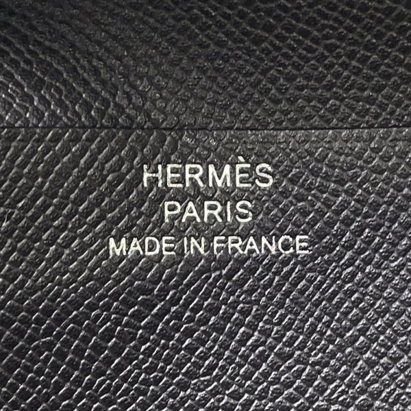 エルメス 二つ折り財布 ベアンコンパクト アルドワーズ/シルバー金具 ヴォーマダム W刻印 財布