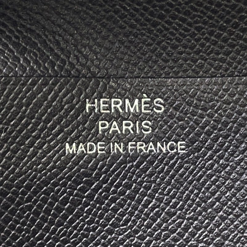 エルメス 二つ折り財布 ベアンコンパクト アルドワーズ/シルバー金具 ヴォーマダム W刻印 財布