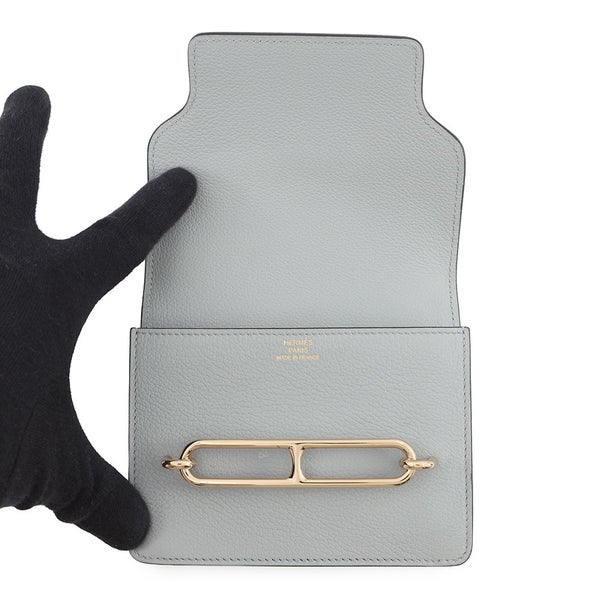 エルメス 財布 ロウリス ルリ スリム グリムエット/ゴールド金具 エバーカラー Z刻印 HERMES 財布