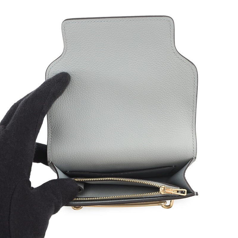 エルメス 財布 ロウリス ルリ スリム グリムエット/ゴールド金具 エバーカラー Z刻印 HERMES 財布