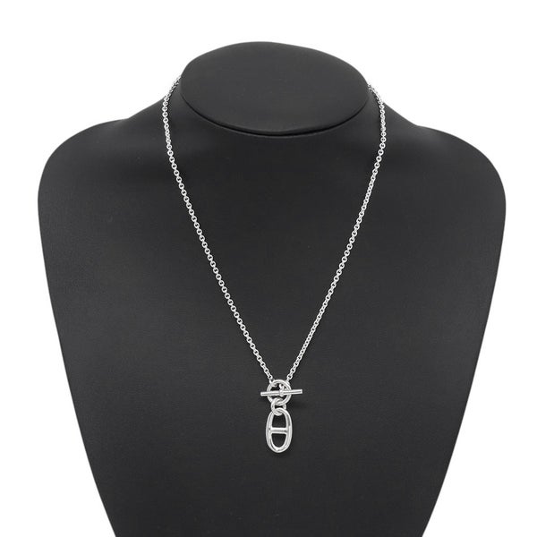 エルメス ネックレス シェーヌダンクル アミュレット SV925シルバー HERMES ジュエリー