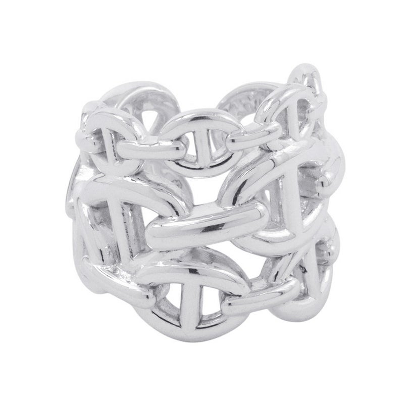 エルメス リング シェーヌダンクル アンシェネGM Enchainee SV925シルバー リングサイズ47 HERMES 指輪