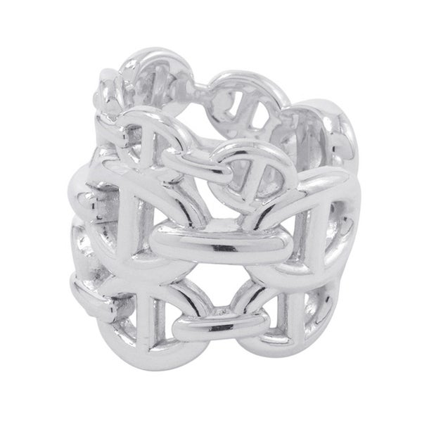 エルメス リング シェーヌダンクル アンシェネGM Enchainee SV925シルバー リングサイズ47 HERMES 指輪